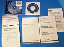 Toshiba Satellite Laptop L30 L35 Recovery & Applications Disk + Manual unused