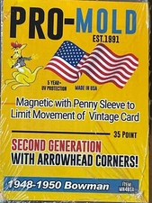 1 BRAND NEW from Pro-Mold MH48SA 35 PT Specifically for Bowman Cards 1948-1950