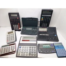  Texas instruments calculators and more 10 Piece Lot For Parts Repair Only TI