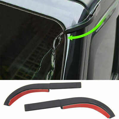 Water Rain Gutter Extension For Jeep Wrangler JK 2011-2018 Rubicon Sport Sahara
