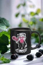 President Donald Trump 2024 Shooting Pennsylvania Funny Ceramic Black Mug 11oz