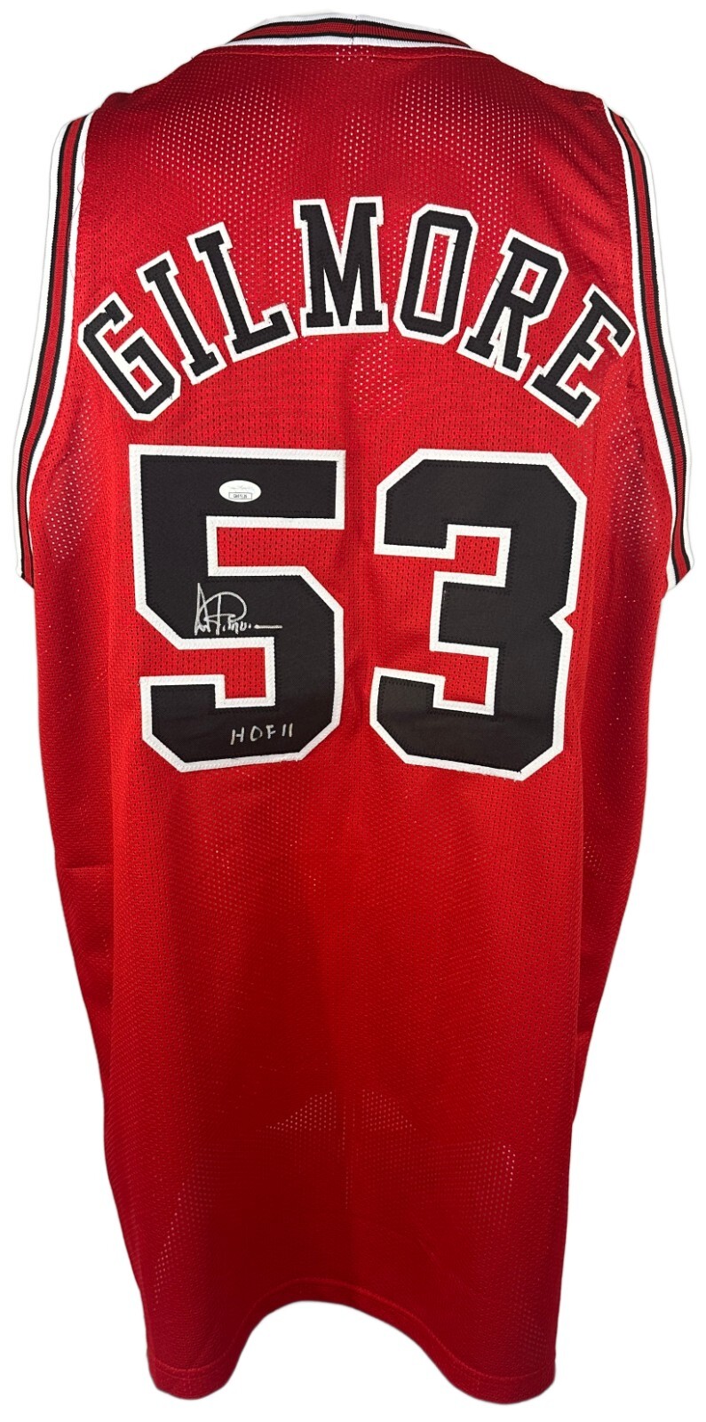 Artis Gilmore Autographed Signed Chicago Bulls inscribed jersey NBA JSA COA 