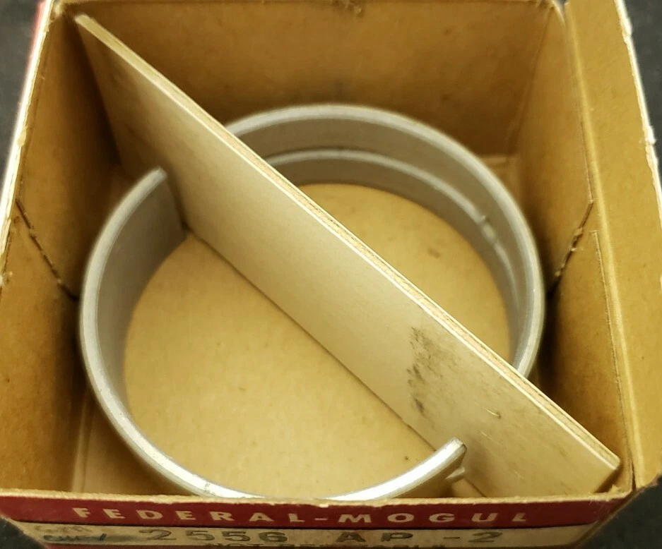 Juego de cojinetes principales Chevy GMC Oldsmobile 153 1962-1967, 194.230.250 6 cilindros (.002) Foto 4 de 4