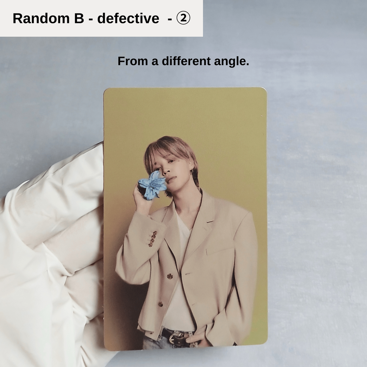 BTS Jimin Muse Album Lucky Draw Photo Card - Weverse BTS Jimin Muse Album Lucky Draw Photo Card - Weverse