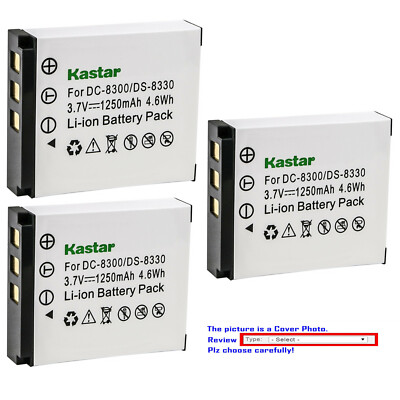 Kastar Replacement Battery Pack for Virtus XM 8600 02491002801 02491002800 VX8