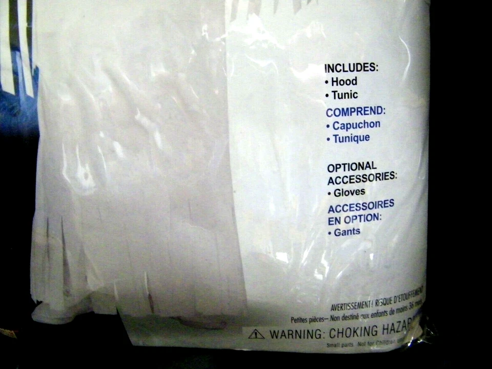 FORUM GHOST WHITE GHOSTLY SPIRITS CHILD HALLOWEEN COSTUME SIZE MED. 8-10 - Image 2 of 3