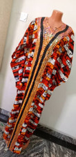 African Print long Red gown Ankara women clothing dashiki Maxi dress