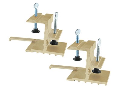 General Tools 846 Aluminum Adjustable EZ Pro True-Edger Jointer Clamp 2 in.