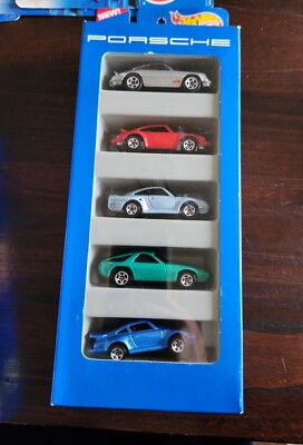Hot Wheels Porsche Gift 5 Pack Sports Cars Carrera Porsche NIP | eBay