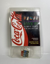 VTG Coca-Cola Stuck On Atlanta Olympics Pin 1996 Welcomes The World Limited NOS