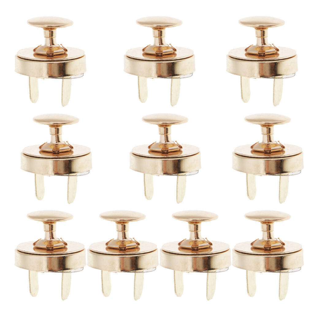 10er Set Magnetische Knöpfe (15 Mm) – Unsichtbare Verschlüsse Für Taschen, Kleidung & DIY