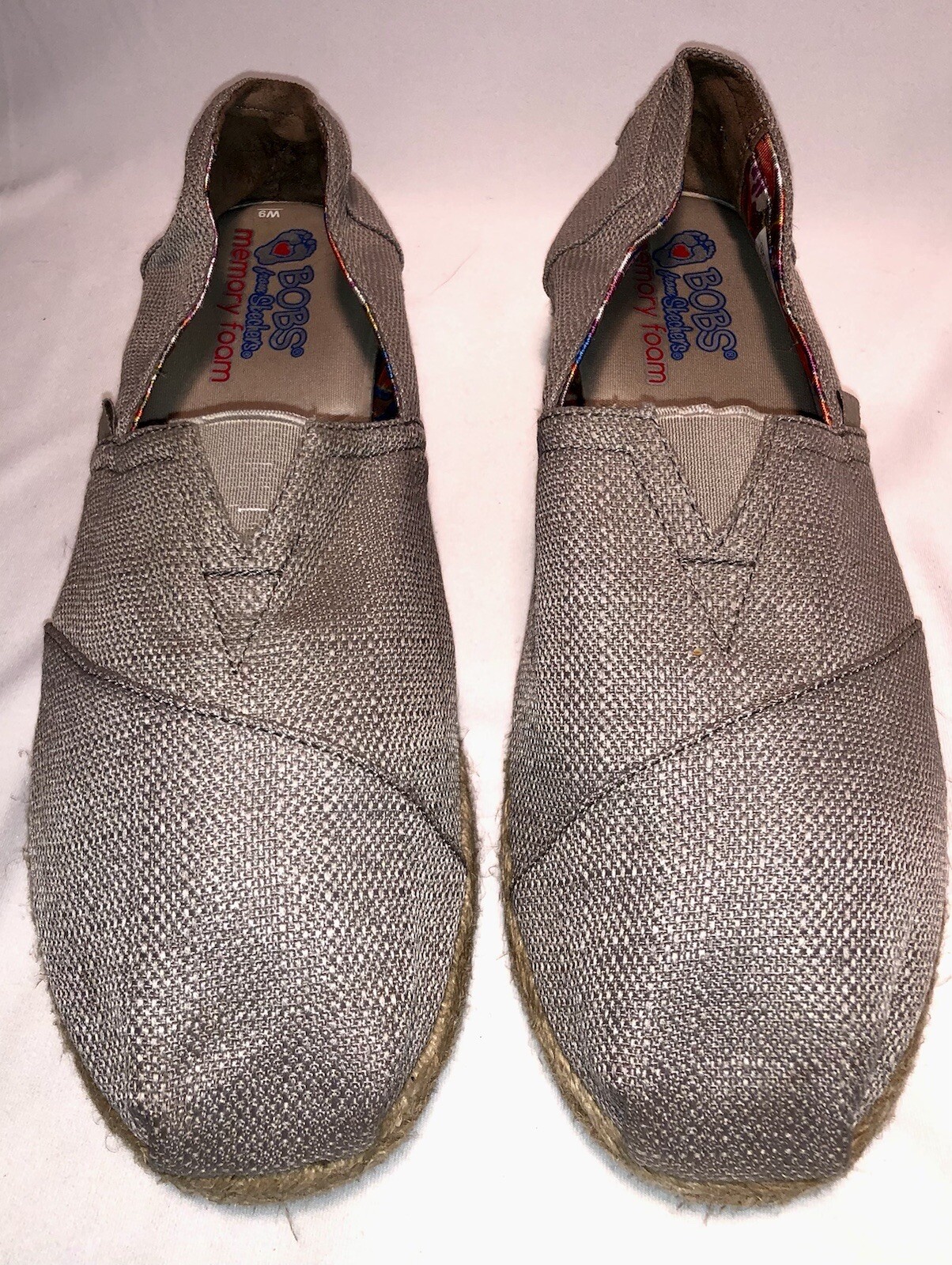 Bobs Memory Foam Platform Espadrille Sneakers Sz … - image 2