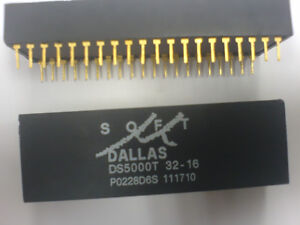 1PC NEUF & ORIGINE DALLAS DS5000T-32-16 DIP-40 Soft Microcontrôleur Module Chip