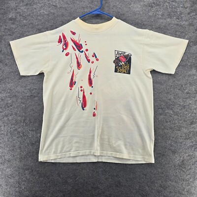 Vintage Coca Cola Shirt Mens Large Short Sleeve White Feels Right Americas Best