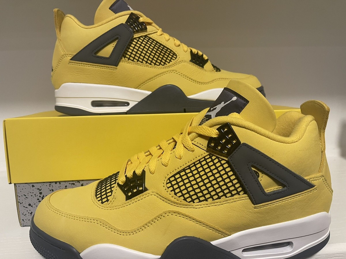 Size 11.5 - Jordan 4 Retro Lightning 2021 195238771508| eBay