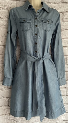 Banana Republic Chambray Shirt Dress sz 
