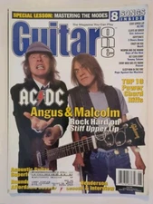Guitar One Magazine June 2000 AC/DC Angus & Malcolm - Top 10 Power Chord Riffs
