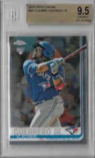 VLADIMIR GUERRERO JR. RC BGS 9.5 2019 TOPPS CHROME ROOKIE CARD #201 BLUE JAYS