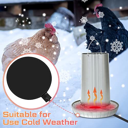 Chicken Water Heater For Winter Poultry Water Heater Warmer Base