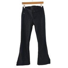 Obermeyer Bond Black Ski Pants Flare Leg Zip Pockets Women's Size 2 apr s-ski