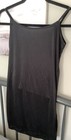 Black Slinky Nylon/Silk Feel Chemise, XL — photo 4