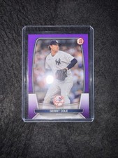 2023 Bowman Base Purple Border SP /250 #83 Gerrit Cole New York Yankees LW7