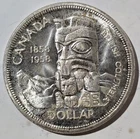 1958 Canada Silver Dollar Gem Bu