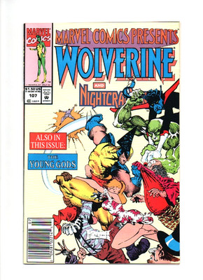 MARVEL COMICS PRESENTS #107 NM UNREAD SAM KEITH NEWSSTAND VARIANT WEREWOLF