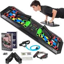Ultimate 20-In-1 Push up Board with Accessories – Multi-Functional Strength Trai