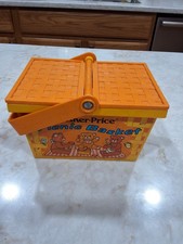 Vintage 1974 Fisher Price Picnic Basket  677