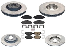 For KIA Carnival 2022 2023 2024 Coated Disc Brake Rotors & Disc Brake Pads