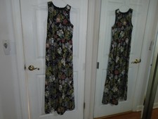 Loft Outlet Sleeveless Floral Maxi Dress Size 0