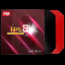 DHS Hurricane 8 Table Tennis Ping Pong Rubber...