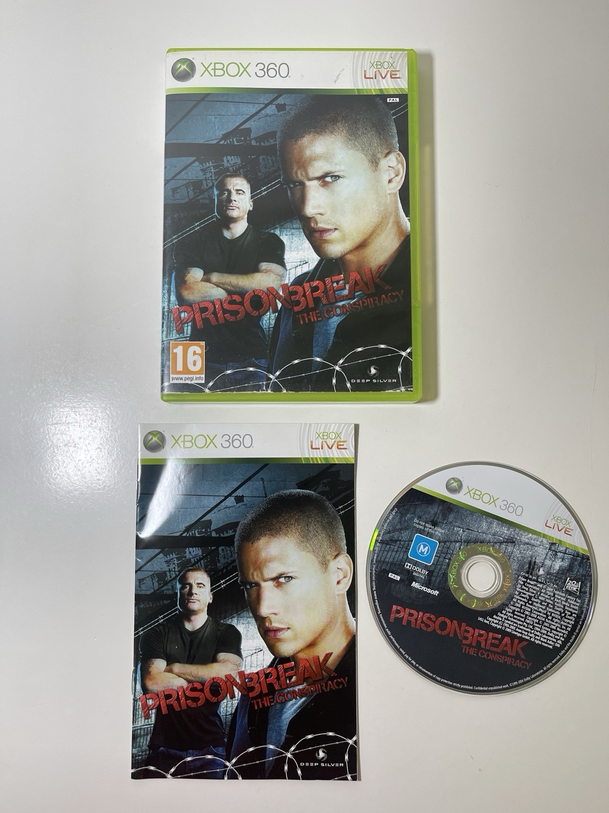 Prison Break: The Conspiracy - Microsoft Xbox 360 - Complete With Manual
