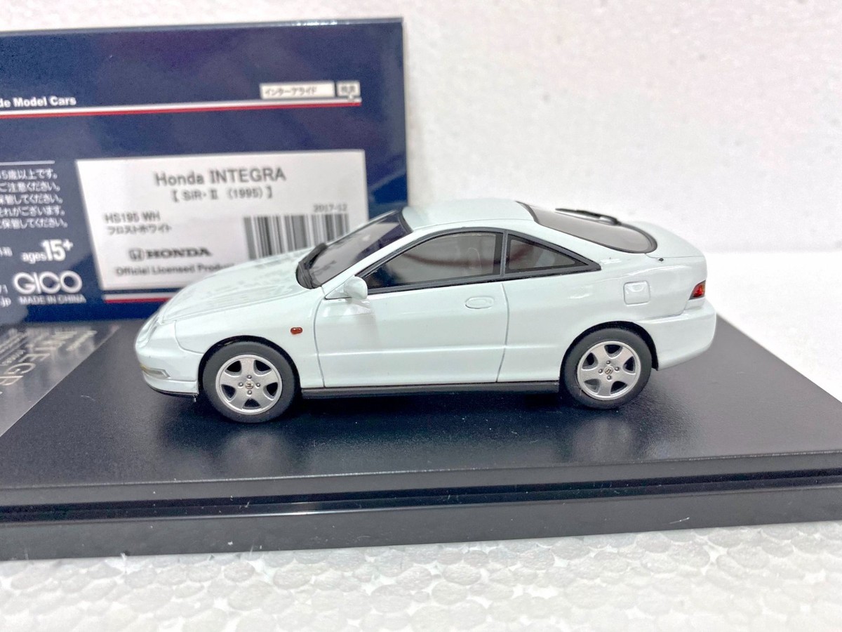po HI STORY HS195WH HONDA INTEGRA TYPE R DC2 resin 1:43 scale