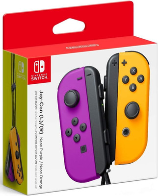 Brand NEW! Joy Con L R  Official Nintendo Switch Neon Purple Orange JoyCons