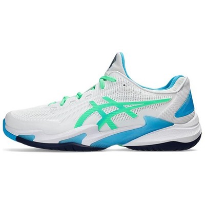 Asics Court FF 3 Slip Resistant Low Top Tennis Shoes Men's White - 1041A370-103