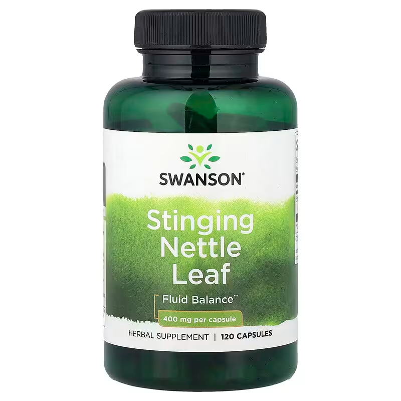 Swanson Stinging Nettle Leaf 400mg 120 Capsules | Urtica dioica