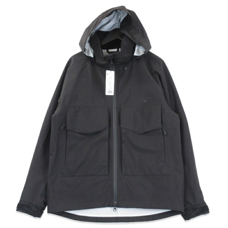 Tonedtrout Snow Peak Fishing Shell Jacket Black Nylon M Size Tonedtrout Snow Peak Fishing Shell Jacket Black Nylon M Size