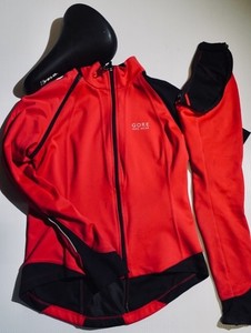 Bicycle seat  Velo  + Gore bicycle jacket S (5)