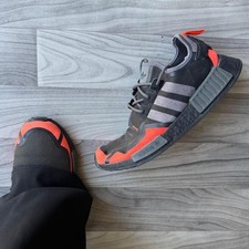 Adidas NMD R1 Size US 9 Black Red Trainers