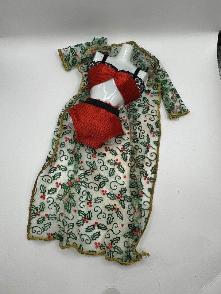 Праздник Барби кукла одежды пижамы верхняя рубашка трусики нижнее белье белье белье лот - Изображение 3 из 4