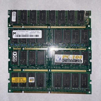 64MB to 128MB PC-100 RAM || Various Brands 100MHz SDRAM DIMM for Desktop/Server