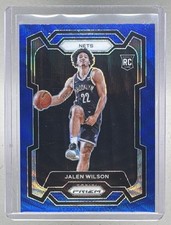 Jalen Wilson 2023 Panini Prizm #128 Blue Wave Rookie RC