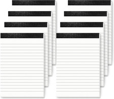 Notepad 4X6 Notepads 8 Pack Lined Note Pads 4X6 Paper Pads Memo Pads 4X6