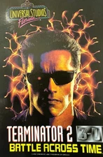 Vintage 1996 Terminator 2, T2 Postcard, Arnold Schwarzenegger, Universal Studios