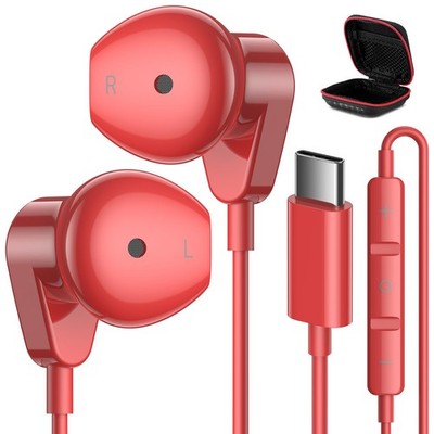 APETOO USB C Headphones for iPad Pro iPhone 17/air/16e/15/16 Pro Max Plus, HiFi