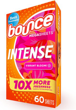 Intense Dryer Sheets, Vibrant Bloom, 60 Count, Scent Boosting Dryer Sheet