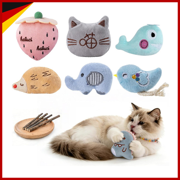 Katzenspielzeug Interaktiv Katzenminze Matatabi Stick Spielzeug FüR Katzen-image