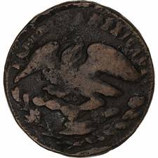 [#1220647] Mexico, 1/4 Real, Un Quarto/Una Quartilla, 1836, Mexico City, Copper,